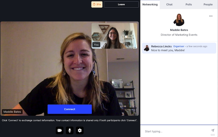 Virtual Event Networking Experience 0