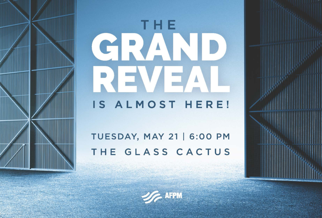 A F P M 2020 P R I N T Post Card Invite Grand Reveal 1843x1251