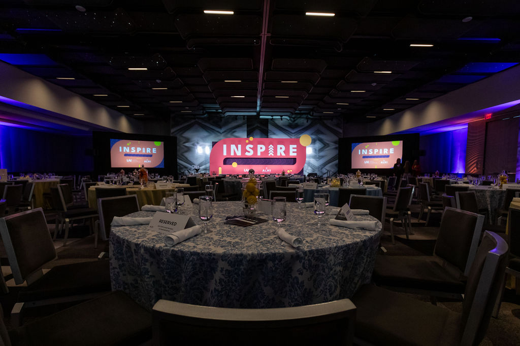 L A I Live Inspire Venue Set Up
