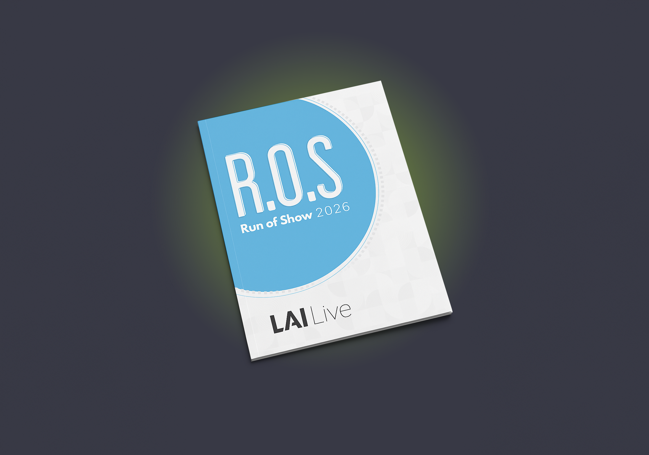 Sign Up to Be the First to Receive the 2026 Run of Show