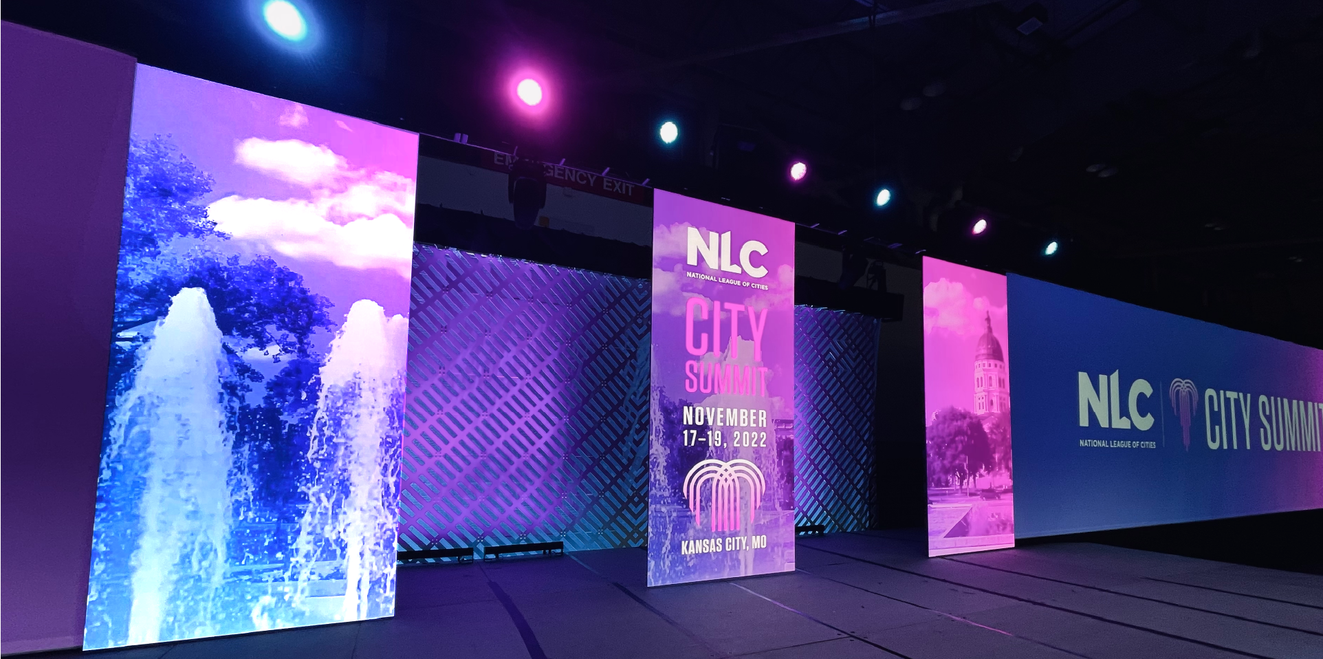 National League of Cities LED Screens